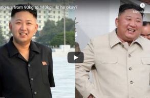 Kim Dzsongun lefogyott - az �szak-koreai n�p „agg�d� szeretettel” figyeli a dikt�tor karcs�sod�s�t