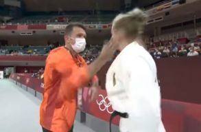 Felpofozta els� olimpiai meccse el�tt a n�met judok�t a rom�n edz�je, szigor� megrov�st kapott (vide�)