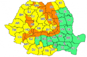 Erd�lyben s�rga, a hegyekben narancss�rga fegyelmeztet�s van �rv�nyben az er�s sz�l �s a viharok miatt